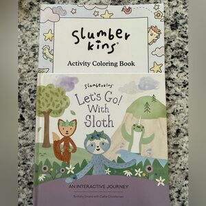 Slumberkins Let's Go! With Sloth Interactive Journey Book and activity book